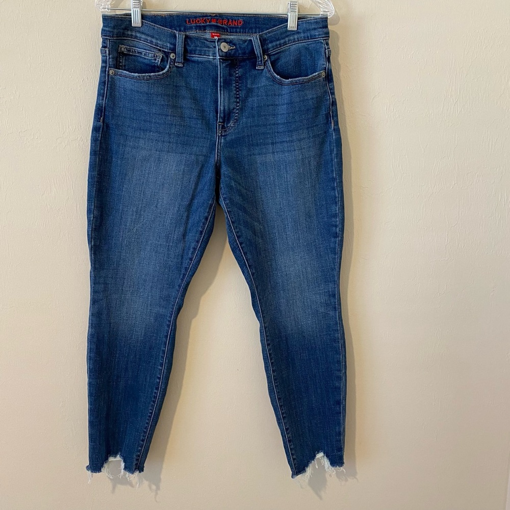 Lucky Brand Ava mid rise skinny jeans women’s size 12